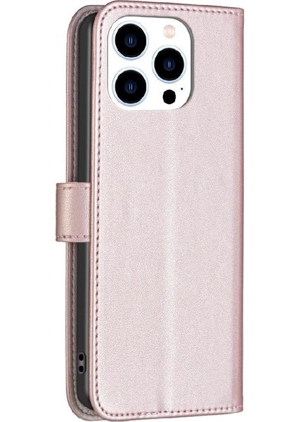 IPhone 13 Için Flip Case Pro Max Deri Kılıf Çok Renkli Çoklu Kart Yuvası (Yurt Dışından)