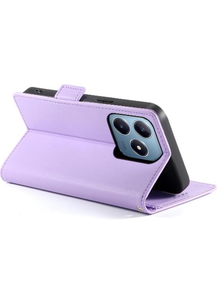 Realme C63 Cüzdan Günlük Kullanım Flip Kart Yuvaları Iş Için Flip Case (Yurt Dışından)
