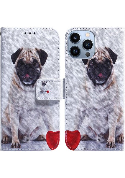 IPhone 14 Için Flip Case Pro Max Kart Yuvaları Manyetik Kapatma Cüzdan Pu (Yurt Dışından)