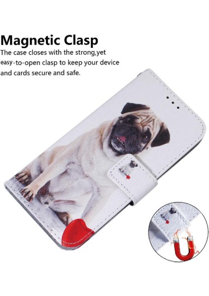 IPhone 14 Için Flip Case Pro Max Kart Yuvaları Manyetik Kapatma Cüzdan Pu (Yurt Dışından)