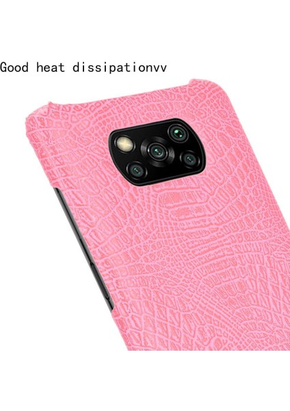 Şık Klasik Durumda Xiaomi Poco X3 Nfc Klasik Timsah Moda Anti (Yurt Dışından) indirimleri