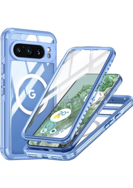 Google Pixel 9 Pro Xl Pet Koruyucu Film Için Miracase Manyetik Kılıf (Yurt Dışından)