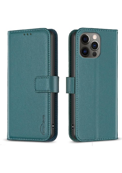 IPhone 12 Için Flip Case Pro Max Iş Deri Çanta Çok Renkli Cüzdan (Yurt Dışından)