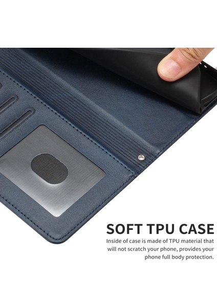 Oppo Reno 8 Pro 5g Flip Book Deri Cüzdan Çapraz Askılı Bileklik Bileklik Rfıd Engelleme Kılıfı (Yurt Dışından)