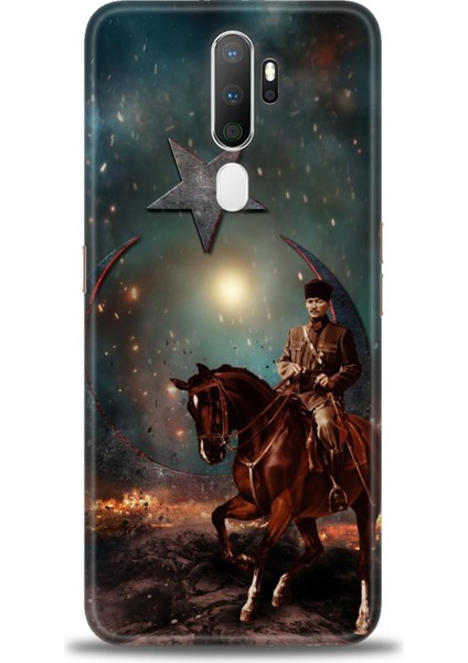 Oppo A5 2020 Kılıf Hd Baskılı Kılıf + Seramik Tam Kaplayan Ekran Koruyucu 25