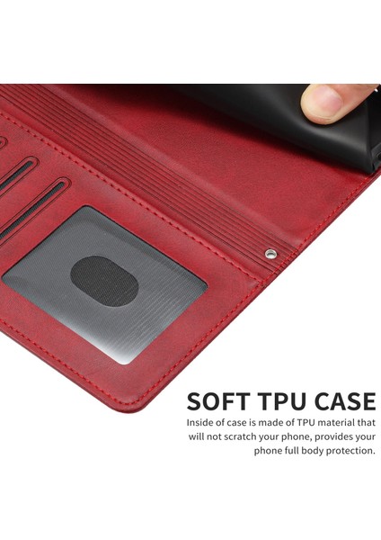 Tecno Spark 10 5g Flip Book Deri Cüzdan Çapraz Askılı Bileklik Bileklik Rfıd Engelleme Kılıfı (Yurt Dışından)
