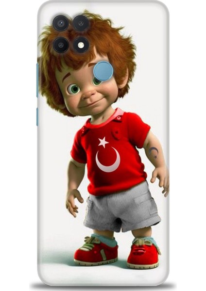 Oppo A15 Kılıf Hd Baskılı Kılıf + Seramik Tam Kaplayan Ekran Koruyucu 247