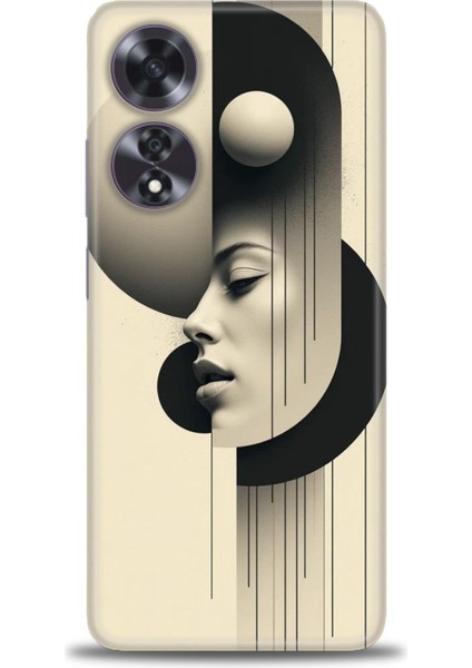 Oppo A60 Kılıf Hd Baskılı Kılıf + Seramik Tam Kaplayan Ekran Koruyucu 149