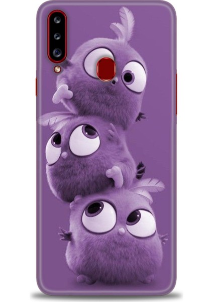 Samsung Galaxy A20S Hd Baskılı Kılıf + Seramik Tam Kaplayan Ekran Koruyucu 361