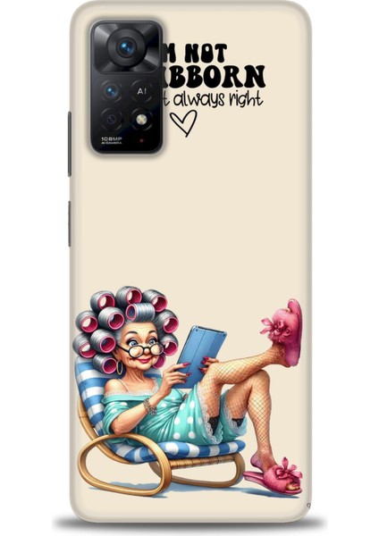 Xiaomi Redmi Note 11 Pro 4g Hd Baskılı Kılıf + Seramik Tam Kaplayan Ekran Koruyucu 49