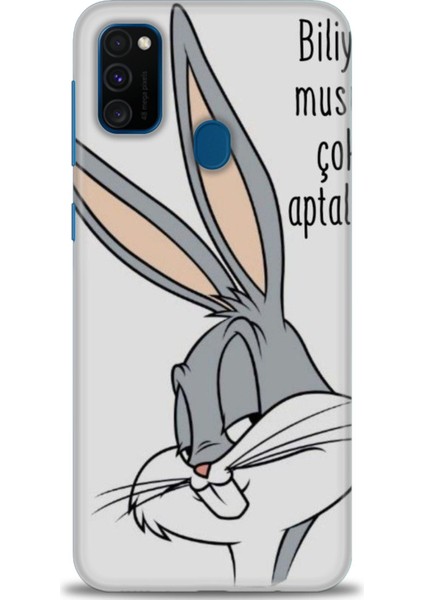 Samsung Galaxy M30S Hd Baskılı Kılıf + Seramik Tam Kaplayan Ekran Koruyucu 153