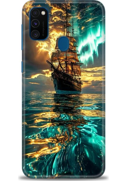 Samsung Galaxy M30S Hd Baskılı Kılıf + Seramik Tam Kaplayan Ekran Koruyucu 237