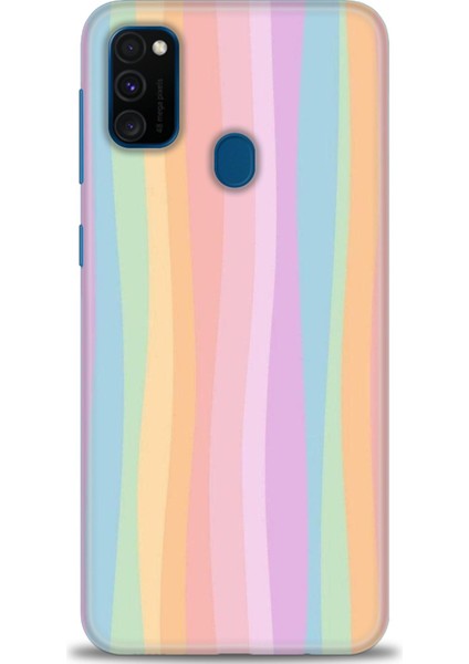 Samsung Galaxy M30S Hd Baskılı Kılıf + Seramik Tam Kaplayan Ekran Koruyucu 428