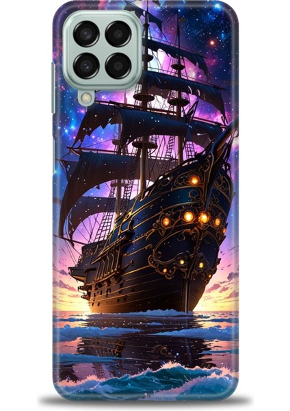 Samsung Galaxy M33 Hd Baskılı Kılıf + Seramik Tam Kaplayan Ekran Koruyucu 236