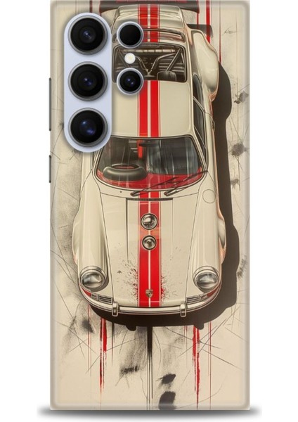 Samsung Galaxy S24 Ultra Hd Baskılı Kılıf + Seramik Tam Kaplayan Ekran Koruyucu 485