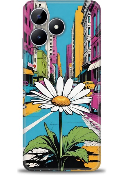 Realme Note 50 Kılıf Hd Baskılı Kılıf + Seramik Tam Kaplayan Ekran Koruyucu 443