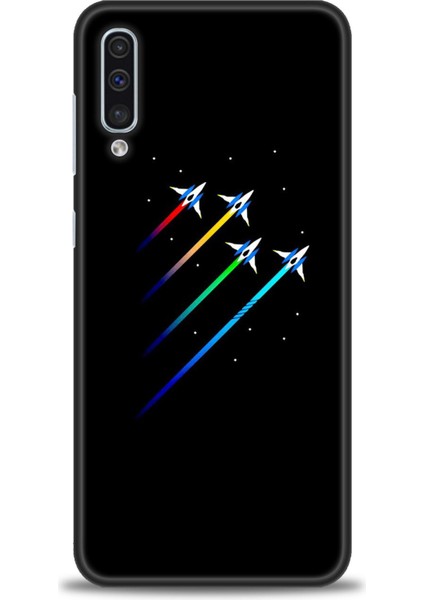 Samsung Galaxy A50 Hd Baskılı Kılıf + Seramik Tam Kaplayan Ekran Koruyucu 389