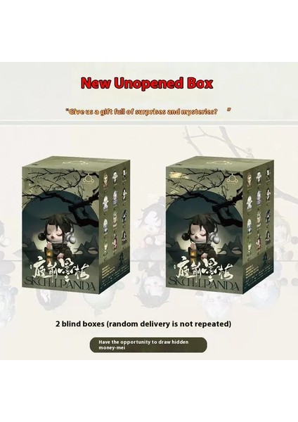 Blind Boxfront Courtyard Mo Mei Serisi El Yapımı Sevimli Modaya Gizli Oyuncak Karikatür Anime Yaratıcı Masaüstü Dekorasyon Hediyesi Boxcolor: Random1 Pcs (Yurt Dışından)