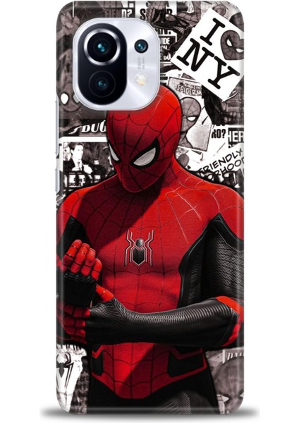 Xiaomi Mi 11 Kılıf Hd Baskılı Kılıf + Seramik Tam Kaplayan Ekran Koruyucu 95