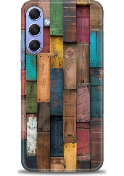 Samsung Galaxy A24 Hd Baskılı Kılıf + Seramik Tam Kaplayan Ekran Koruyucu 330