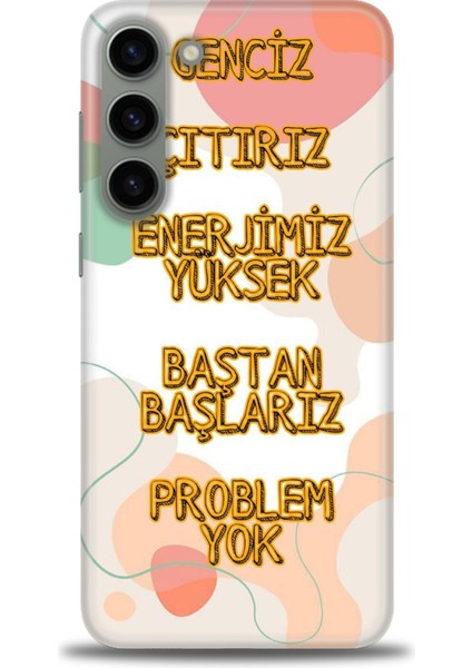 Samsung Galaxy S23 Plus Hd Baskılı Kılıf + Seramik Tam Kaplayan Ekran Koruyucu 170