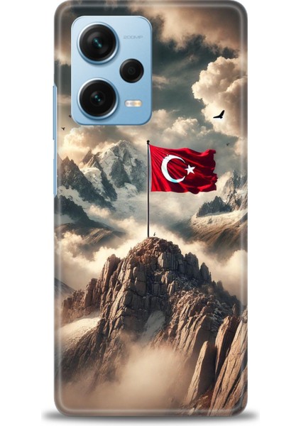 Xiaomi Redmi Note 12 Pro Plus Hd Baskılı Kılıf + Seramik Tam Kaplayan Ekran Koruyucu 34