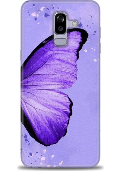 Samsung Galaxy J8 Hd Baskılı Kılıf + Seramik Tam Kaplayan Ekran Koruyucu 299