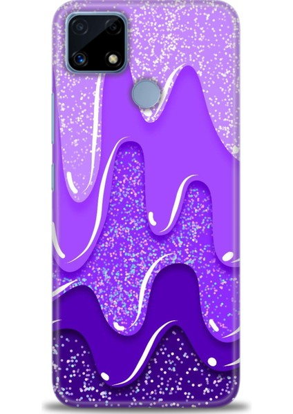 Realme C25S Kılıf Hd Baskılı Kılıf + Seramik Tam Kaplayan Ekran Koruyucu 421