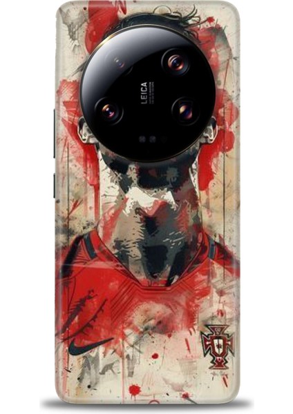Xiaomi Mi 13 Ultra Kılıf Hd Baskılı Kılıf + Seramik Tam Kaplayan Ekran Koruyucu 5