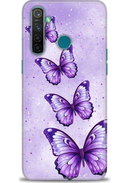 Realme 5 Pro Kılıf Hd Baskılı Kılıf + Seramik Tam Kaplayan Ekran Koruyucu 296