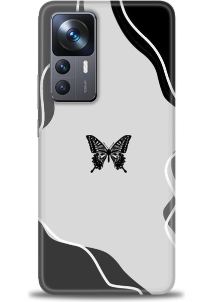 Xiaomi Mi 12T Pro Kılıf Hd Baskılı Kılıf + Seramik Tam Kaplayan Ekran Koruyucu 186