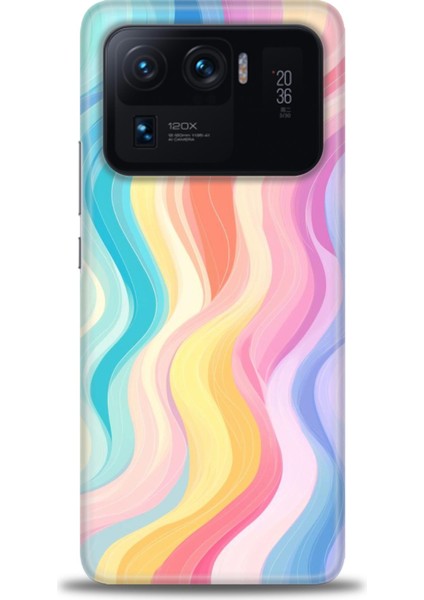 Xiaomi Mi 11 Ultra Kılıf Hd Baskılı Kılıf + Seramik Tam Kaplayan Ekran Koruyucu 424