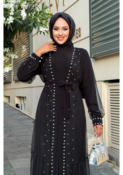 Inci Işlemeli Ikili Abaya Takım indirimleri
