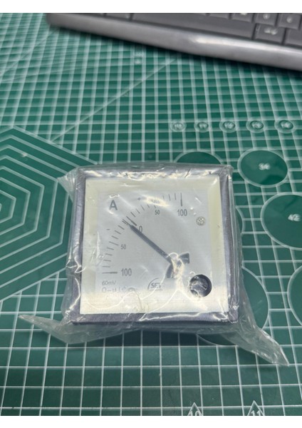 Analog Ampermetre Dc 100A (60MV Şöntten)