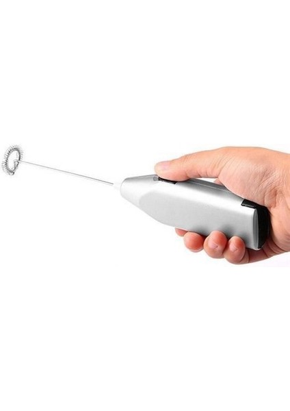 El Çırpıcısı Pilli Mini Portatif Mutfak Mikseri Köpürtme Aleti