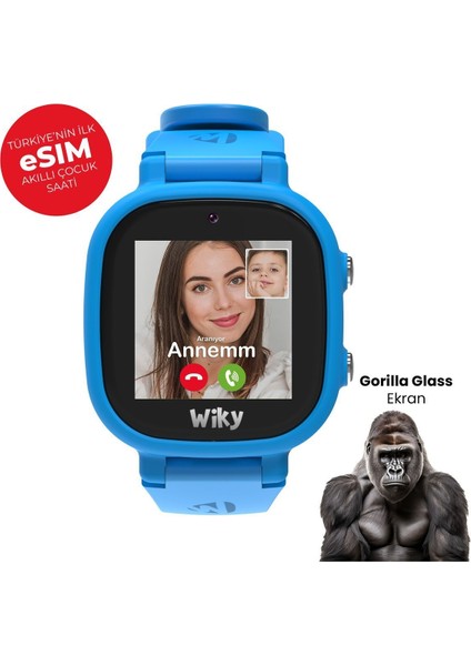 Watch 5e Esim'li Akıllı Çocuk Saati Görüntülü ve Sesli Arama, Gps, Sos, Konum Takibi (Turkcell Esım