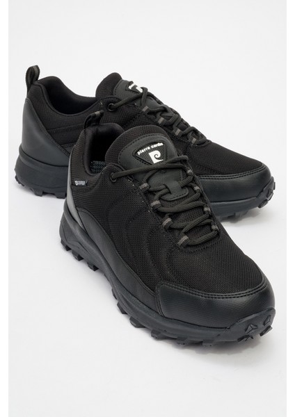 Erkek Kalın Taban Bağcıklı Comfort Outdoor Sneaker Pc 023 Yukanay Siyah