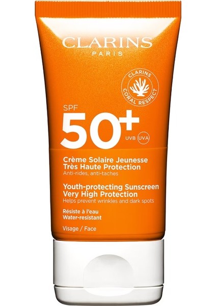 Clarıns Solaire Gençleri Koruyan Güneş Koruyucu Çok Yüksek Koruma Spf 50+