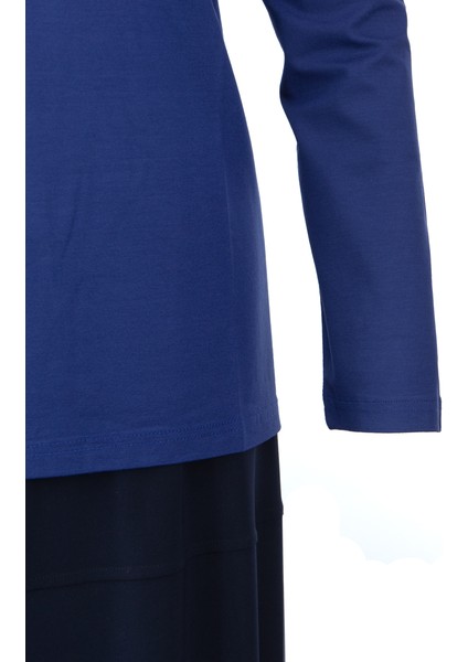 Kadın Anne Bluz Viskon Penye Kumaş Bisiklet Yakalı Gül Tacı Model Likralı Rahat Tam Kalıp fırsatları