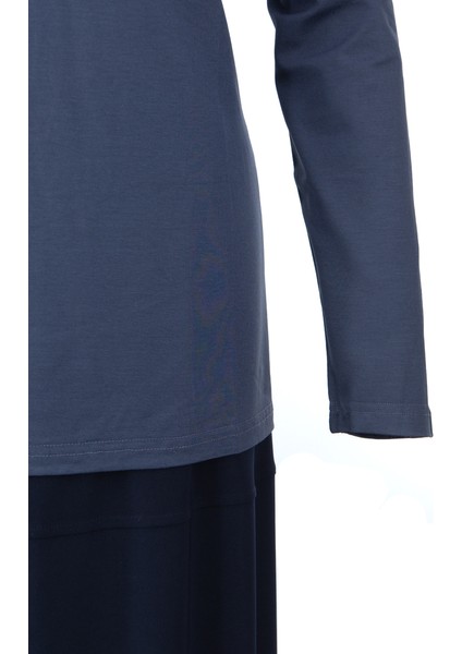 Kadın Anne Bluz Viskon Penye Kumaş Bisiklet Yakalı Gül Tacı Model Likralı Rahat Tam Kalıp fırsatları