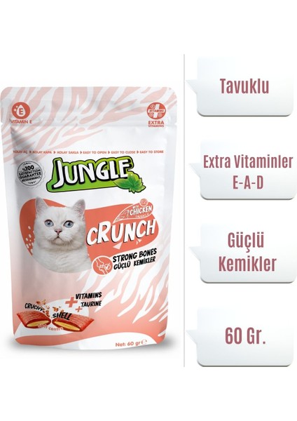 Crunch Kedi Ödül Maması Güçlü Kemikler 60 gr