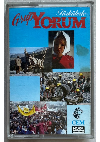 Grup Yorum Türkülerle Kaset (Orjnal 1989 Dönem Kağıt Baskı)
