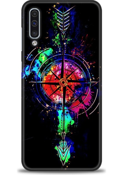 Samsung Galaxy A30S Hd Baskılı Kılıf + Seramik Tam Kaplayan Ekran Koruyucu 86