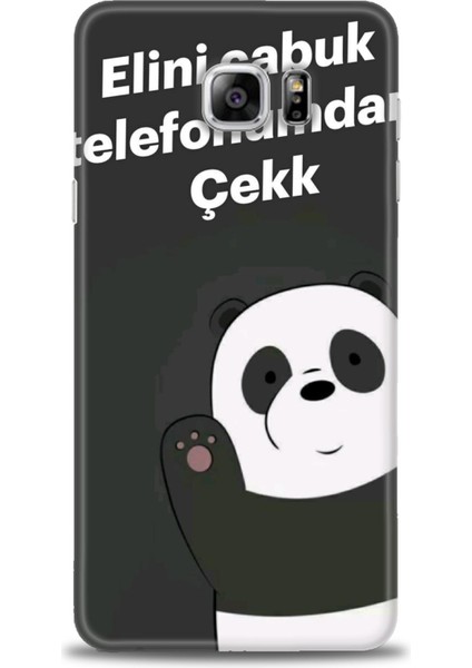 Samsung Galaxy Note 5 Hd Baskılı Kılıf + Seramik Tam Kaplayan Ekran Koruyucu 156