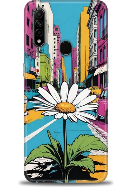 Oppo A31 Kılıf Hd Baskılı Kılıf + Seramik Tam Kaplayan Ekran Koruyucu 443