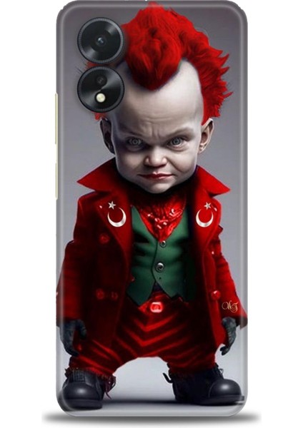 Oppo A38 Kılıf Hd Baskılı Kılıf + Seramik Tam Kaplayan Ekran Koruyucu 248
