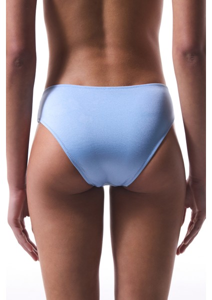 Seashell Mavi Büzgülü Bikini Altı - Gamze Erçel Kolekdiyonu
