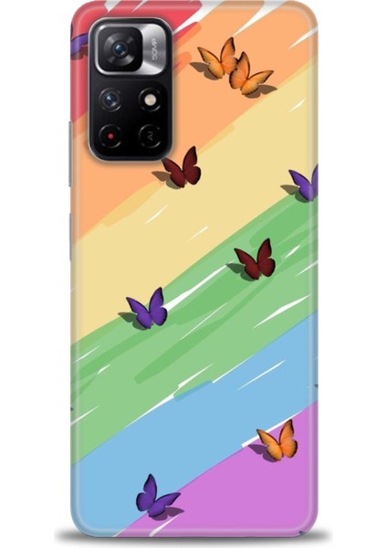 Xiaomi Redmi Note 11S Hd Baskılı Kılıf + Seramik Tam Kaplayan Ekran Koruyucu 420