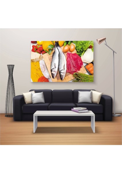 - Dekoratif Baskı Özel Tasarım Dikdödrtgen Kanvas Tablo 560