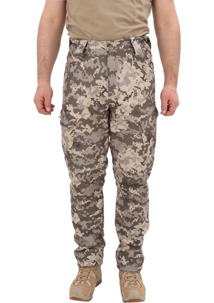 Outdoor Softshell Su&rüzgar Geçirmez Taktik Erkek Pantolon (Içi Polarlı)